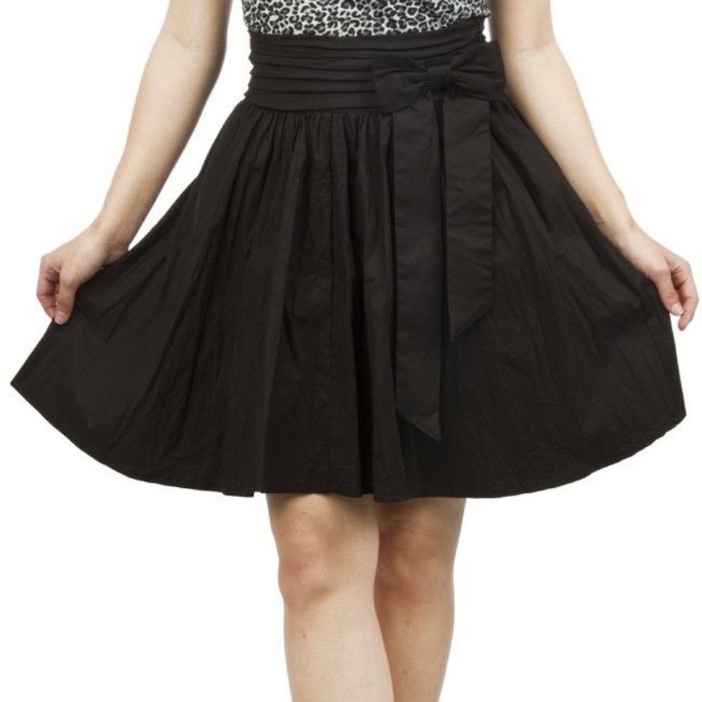 Sourpuss Black Swing Skirt